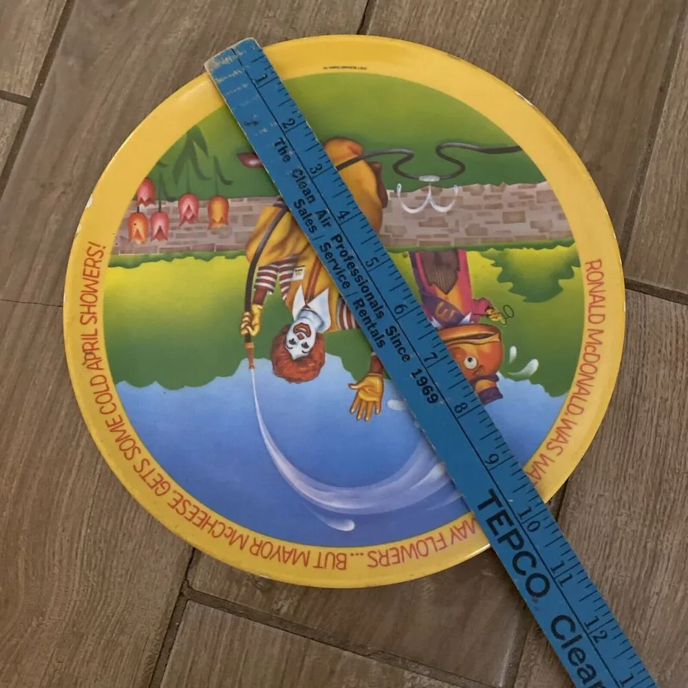 Lexington Vintage McDonalds Plates, 1977, Spring & Winter